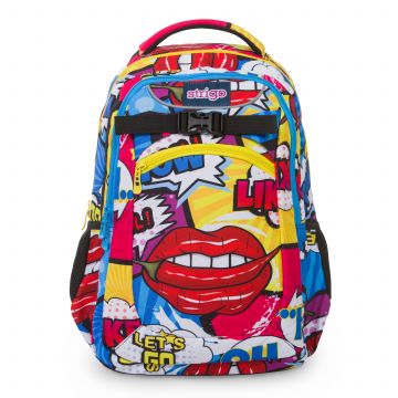 Ghiozdan Strigo Cs1 Comic Sport  Ergonomic  31 x 47 x 15  27 litri