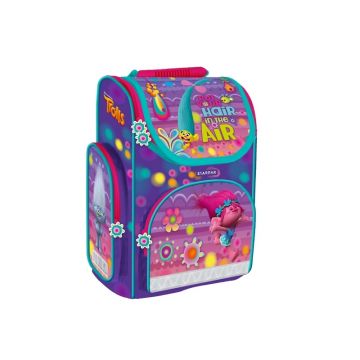 Ghiozdan, carcasa tare Trolls, 37x27x14,5cm, Starpak