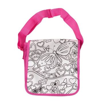 Geanta Trendy cu glitter si gems Color Chic