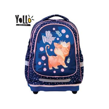 Ghiozdan anatomic, Cat, 38cm, Yollo, S-Cool