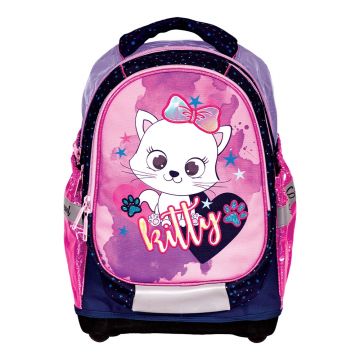 Ghiozdan anatomic compartiment laptop, Kitty, 42x34x22cm, S-Cool