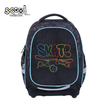 Ghiozdan anatomic skate, 39x33x18 cm S-COOL