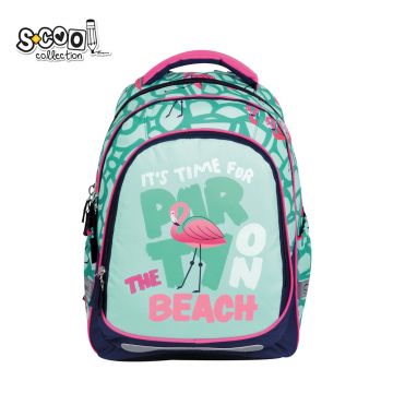 Ghiozdan copii, 2 compartimente, PARTY ON, multicolor, 41x28x17 cm, 19.5 litri