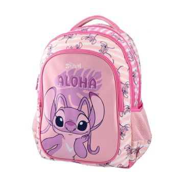 Ghiozdan cu 3 compartimente, Disney Stitch, Aloha