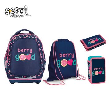 Ghiozdan echipat 39cm berry good S-COOL