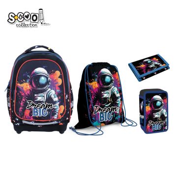 Ghiozdan echipat 39cm dream big S-COOL