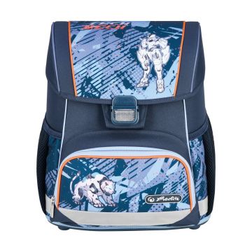 Ghiozdan echipat Loop Plus, 37x31x22 cm, motiv Techmech, Herlitz