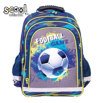 Ghiozdan ergonomic, Football, 38cm, S-Cool