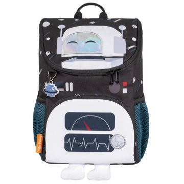 Ghiozdan Mini Little Travelers, Tiger Family, Robot Mr White