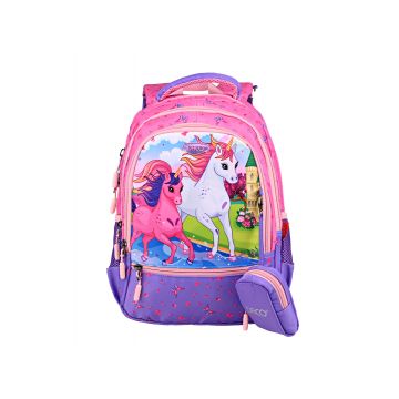 Ghiozdan neechipat 38cm, Daco Unicorni