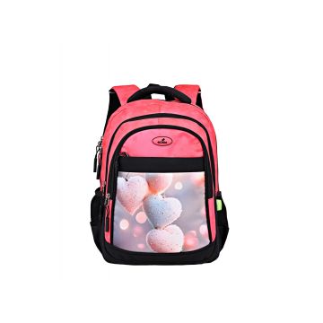 Ghiozdan neechipat 41cm, Ecada Inimi  614004