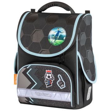 Ghiozdan neechipat Nature Quest Lite, 35x31x19 cm, Football Match, Tiger Family