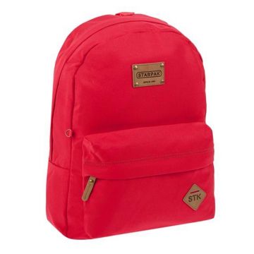 Ghiozdan Ruby, 1 compartiment mare, 1 compartiment frontal, spate si bretele buretate, 42x32x11 cm