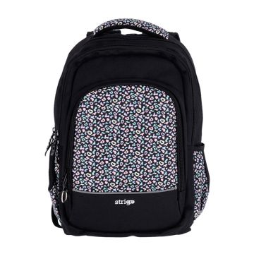 Ghiozdan Strigo Misty+ Black Pastel PL007  24L  39X27X18cm