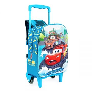 Ghiozdan tip troller cu un compartiment, Disney Cars