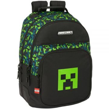 Rucsac adaptabil la cadru troler, Safta, Minecraft, 32 x 42 x 15 cm