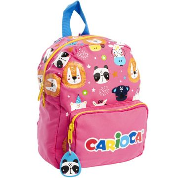 Rucsac Carioca, Animal Pink, 28 x 23 x 11 cm