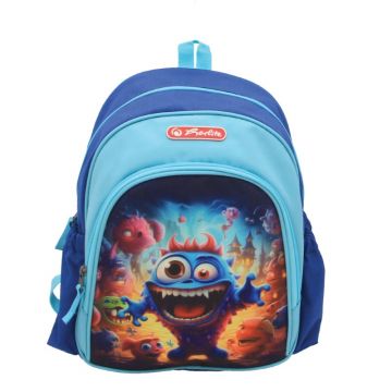 Rucsac Cool, 31x20x12 cm, Blue Monster, 2025, Herlitz