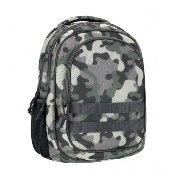 Rucsac cu un compartiment si buzunare frontale, Starpak, Moro, Camuflaj