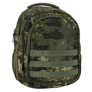 Rucsac cu un compartiment si buzunare frontale, Starpak, Tactic, Camo