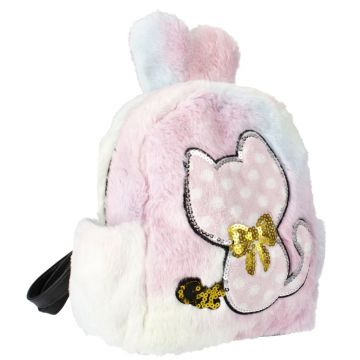 Rucsac de plus cu un compartiment, Starpak, Pisica, Multicolor