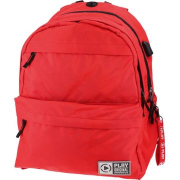 Rucsac Ghiozdan Dublu rosu Play
