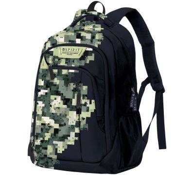 Rucsac Spirit, City Pixel Navy-Kaki, 46 x 33 x 22 cm