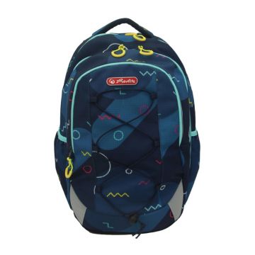 Rucsac Strings Pro, 43x29x22 cm, motiv Geometrics, Herlitz