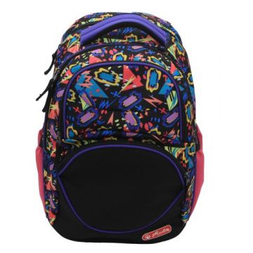 Rucsac Zipper Cube, 43x29x22cm, Motiv Abstract, Herlitz