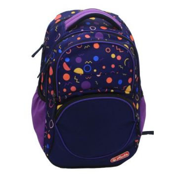 Rucsac Zipper Cube, 43x29x22cm, Motiv Comic Shapes, Herlitz
