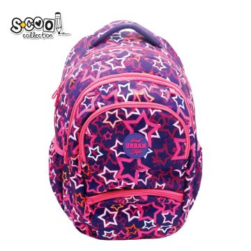 Ghiozdan anatomic Urban, stars, 43x29x22 cm, S-COOL