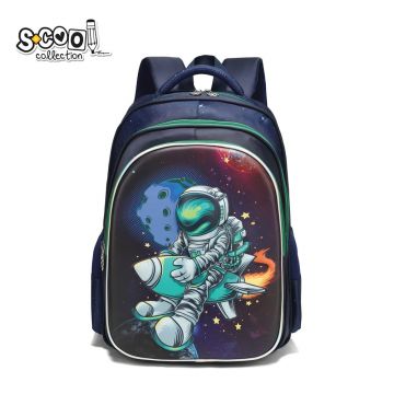 Ghiozdan ergonomic 3D, protectie spate, compartimentat, 41x31x24 cm