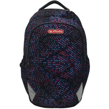 Ghiozdan Ergonomic Strings Pro, Motiv Dots, Inaltime 43 cm, Latime 29 cm