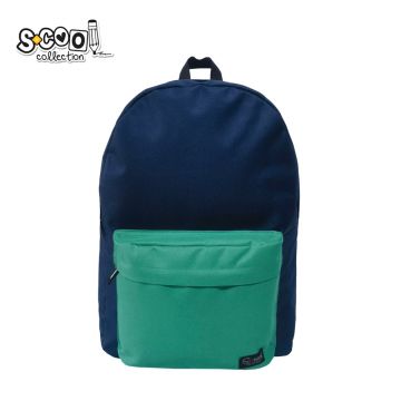 Ghiozdan neechipat classic bleumarin inchis, 43x30x16 cm, S-COOL