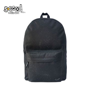 Ghiozdan neechipat Classic, S-COOL Black