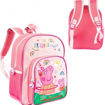 Ghiozdan Peppa Pig 32x22x10cm cu 2 Compartimente