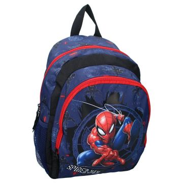 Ghiozdan scoala Vadobag Spiderman Fight Evil 4 compartimente 33x38x12 cm