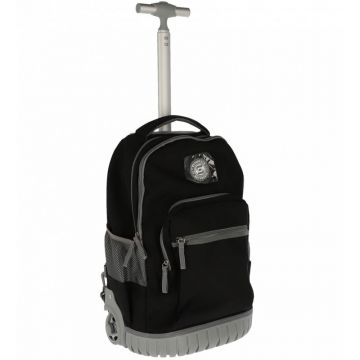 Ghiozdan troller Strong, design modern, maner telescopic, roti silentioase, 48 x 32 x 21 cm