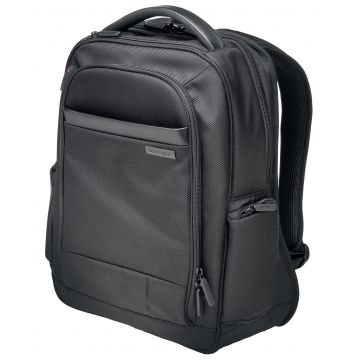 Rucsac business, multiple compartimente, certificat TSA, Kensington Contour 2.0, negru