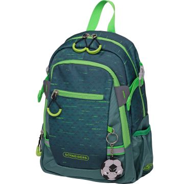 Rucsac clasa pregatitoare, 2 compartimente, buzunare, 11 litri, bretele ajustabile, verde
