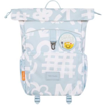 Rucsac Kanga Roll, Motiv Breeze, 38 x 27 x 15 cm, Albastru