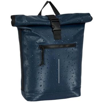 Rucsac New Rebels Droplets New York Rolltop, 30 x 12 x 43 cm, Navy