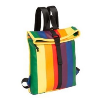 Rucsac New Rebels Mart-LOS Angeles Rolltrop Mini, 27 x 8 x 33 cm, Motiv Rainbow