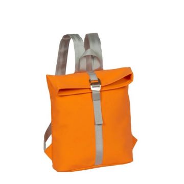 Rucsac New Rebels Mart-LOS Angeles Rolltrop Mini, 27 x 8 x 33 cm, Portocaliu Neon