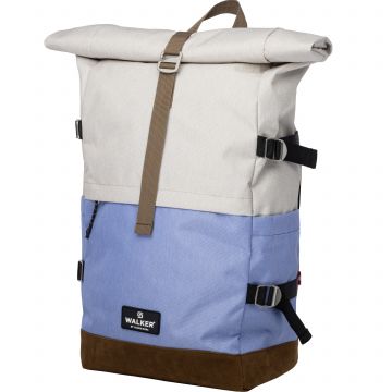 Rucsac Rollup extensibil, multiple spatii depozitare, 29x45–64x17 cm, bicolor