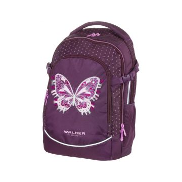 Rucsac scolar, 3 compartimente rechizite, laptop, bretele reglabile, 30x44x20 cm