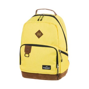 Rucsac Walker Pure Eco, 29 litri, compartiment laptop, galben, 30x46x20 cm