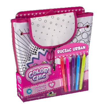 Rucsac urban cu paiete reversibile, Color Chic