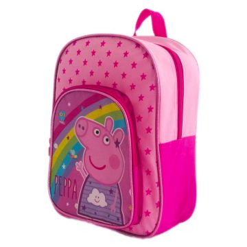 Ghiozdan mini cu  2 compartimente, Pepa Pig