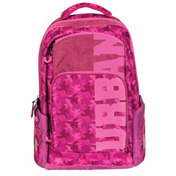 Ghiozdan anatomic compartiment laptop, Urban Purple Military, 46x31x16cm, S-Cool